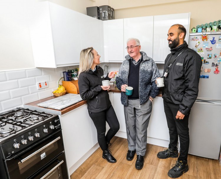 Joe Rachel And Customer